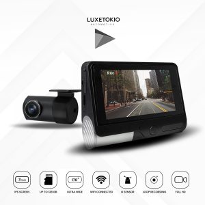 DASHCAM TOKIO IVIEW DUAL CHANNEL 4K ULTRA WIDE ANGELS 170°